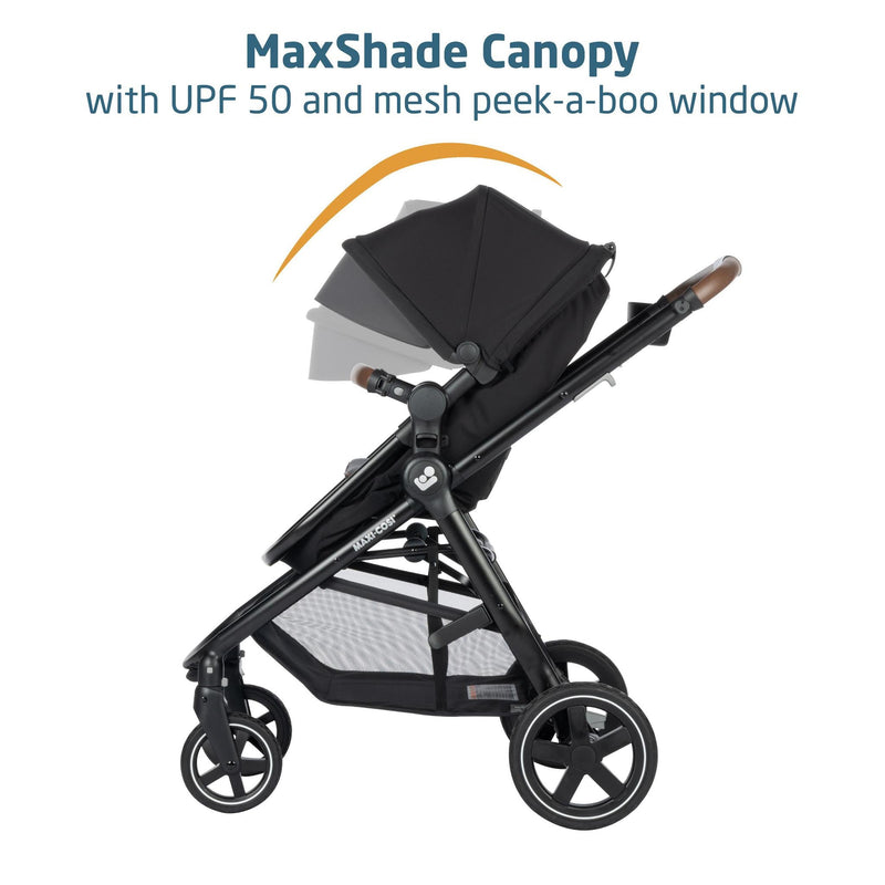 Maxi Cosi Zelia™² Luxe 5-in-1 Modular Travel System - New Hope Black