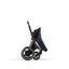 Cybex E-Priam 2 Stroller - Rose Gold/Brown Frame and Nautical Blue Seat Pack