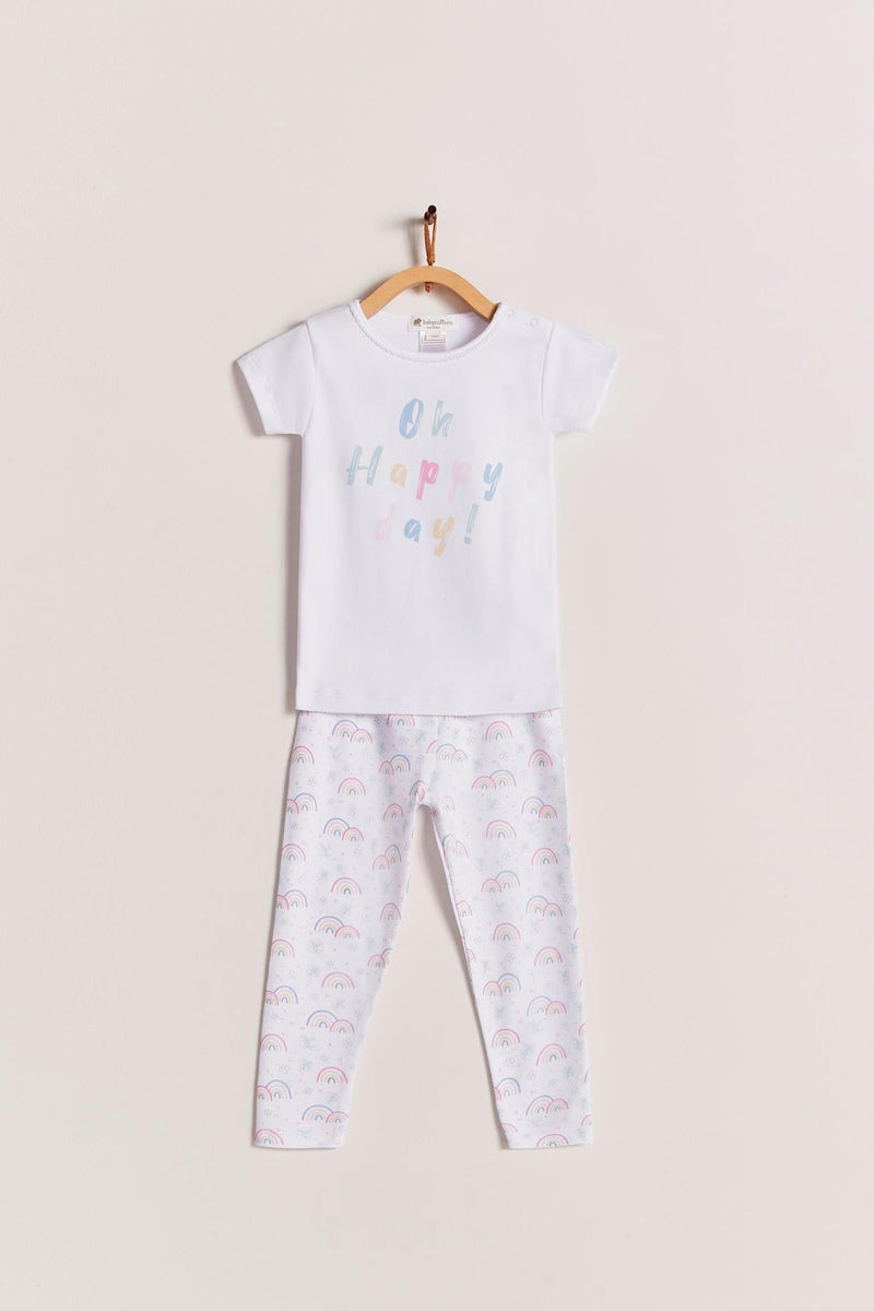 Babycottons Rainbow Land Combined Snug Fit Pajama Set