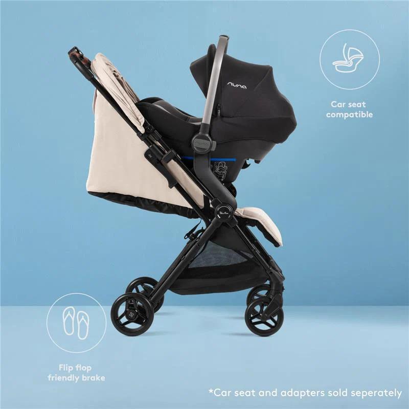 Silver Cross Jet 5 Compact Stroller - Almond White