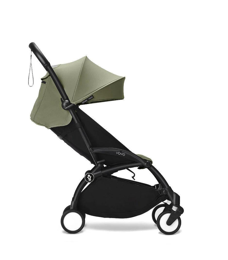 Stokke YOYO³ Stroller - Olive On Black