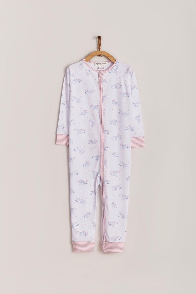 Babycottons Naptime Lix Snug Fit Pajama Pink