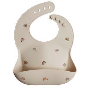 Mushie Silicone Baby Bib - Luna Baby Modern Store