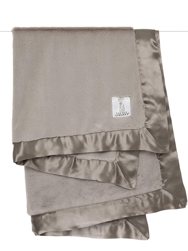 Little Giraffe Luxe Blanket Flax - Luna Baby Modern Store