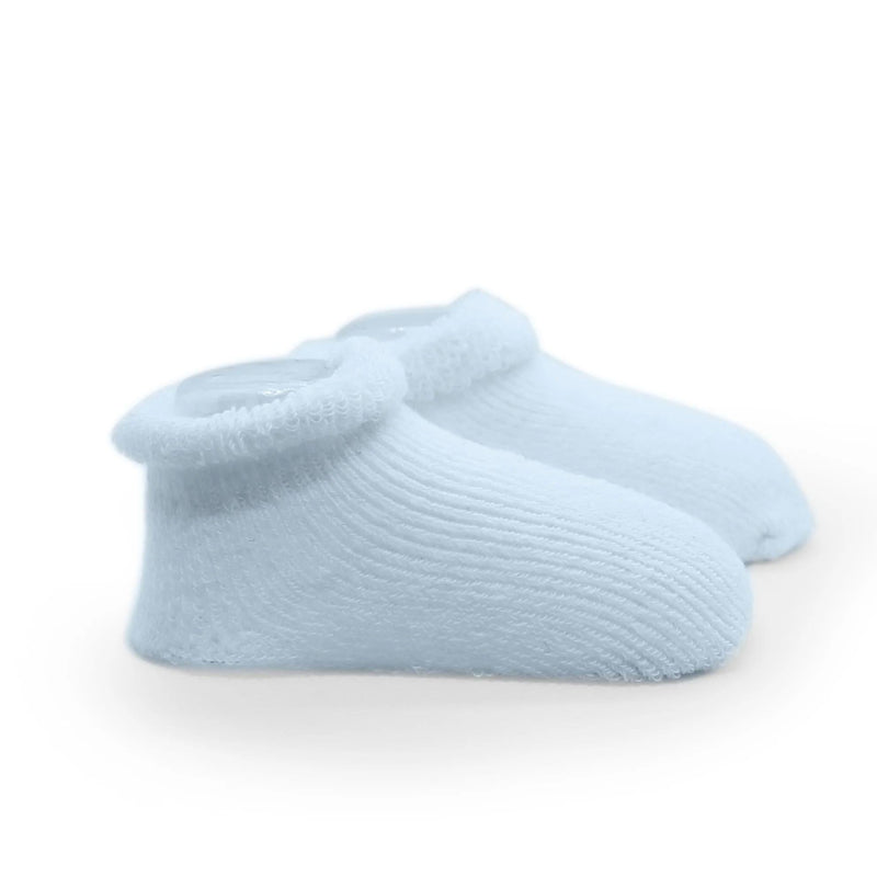 Kushies Baby Terry Socks 2 Pack - Blue