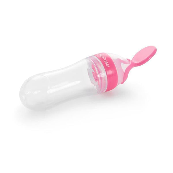 Primo Passi Silicone Squeezy Spoon Pink