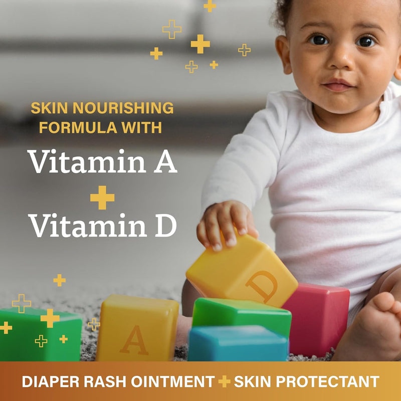 A+D Original Diaper Rash + Skin Protectant Ointment, 4.0 oz