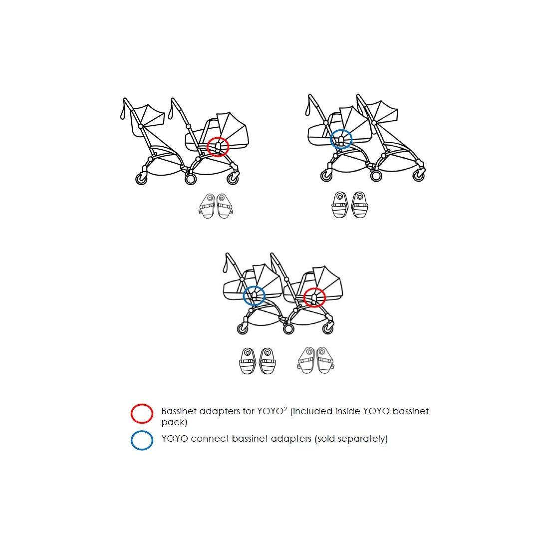 Adaptador Para Conectar Moisés ao Carrinho Babyzen YoyoConnect - Babyzen Babytunes