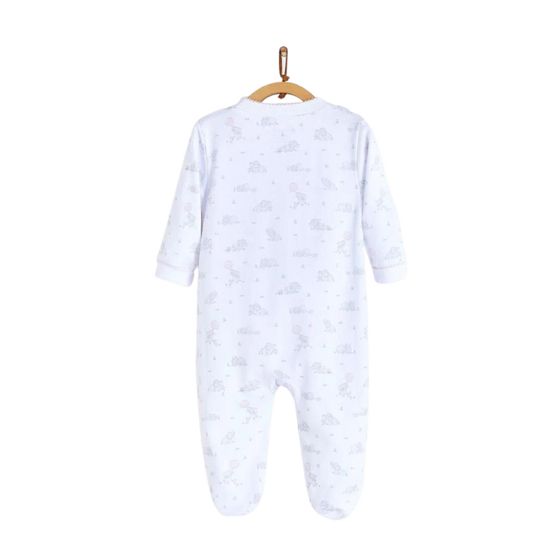 Babycottons Alfred & Colette Footed Pajama - Pink