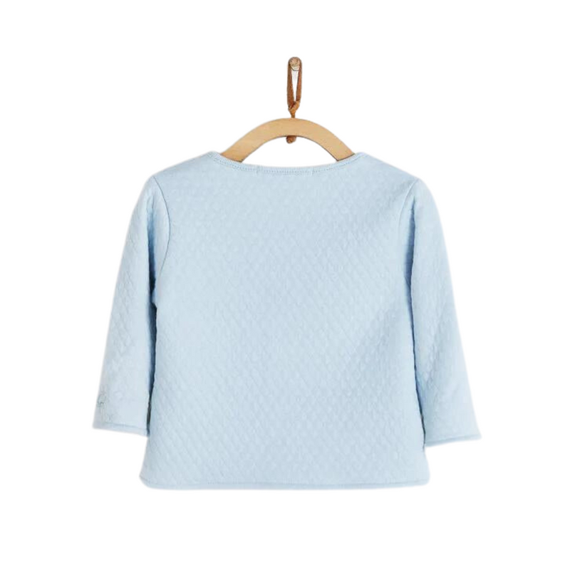 Babycottons Alfred & Colette Reversible Cardigan -Blue