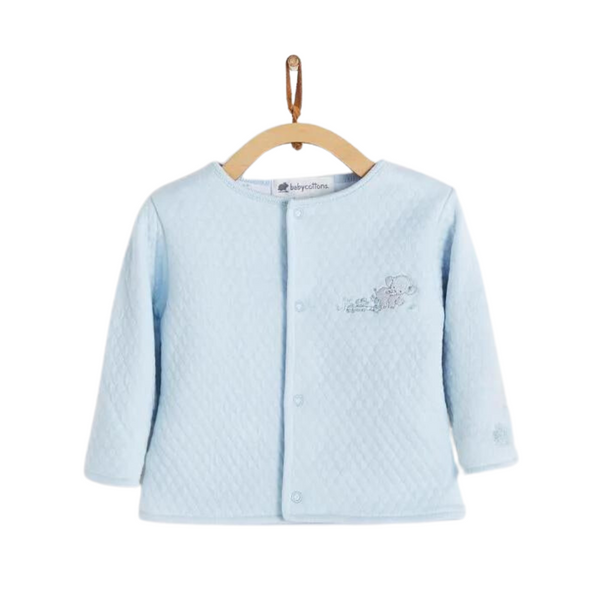 Babycottons Alfred & Colette Reversible Cardigan -Blue