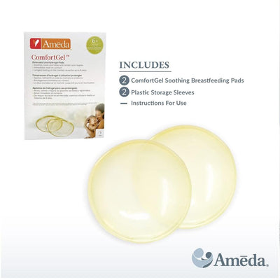 Almofadas de Gel Para Mamilos Ameda Confortgel - Ameda Babytunes