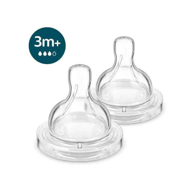 Avent Anti-Colic Baby Bottle Flow 3 Nipple 2Pk