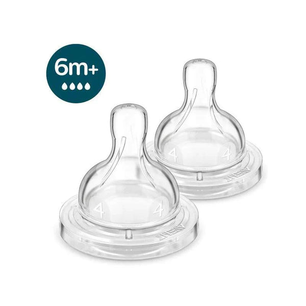 Avent Anti-Colic Baby Bottle Flow 4 Nipple 2Pk