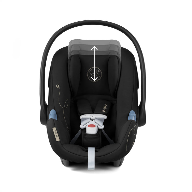 Cybex Aton G Infant Car Seat w/ SensorSafe - Moon Black