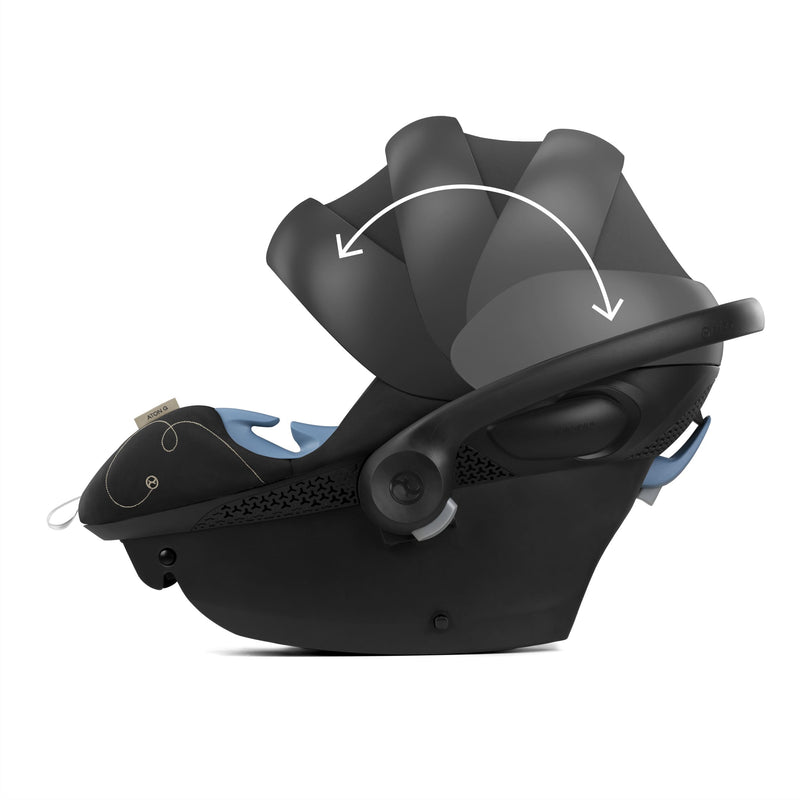 Cybex Aton G Infant Car Seat w/ SensorSafe - Moon Black