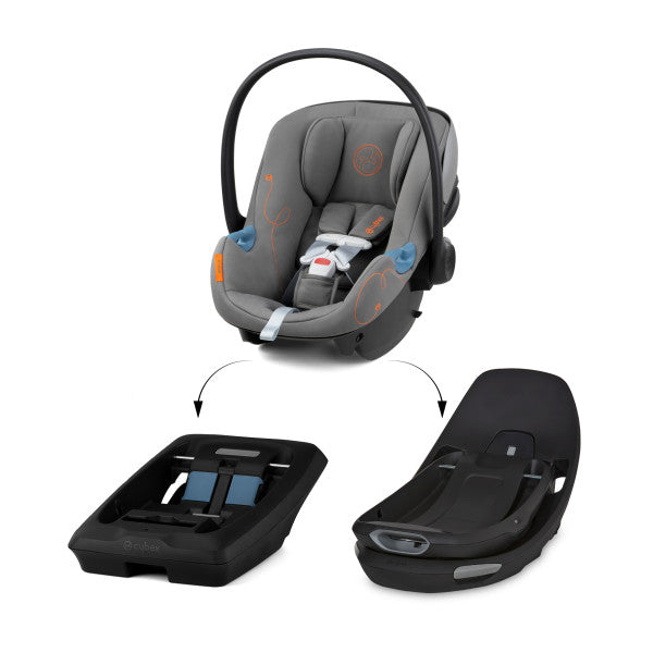 Cybex Aton G Swivel Infant Car Seat w/ SensorSafe - Lava Grey