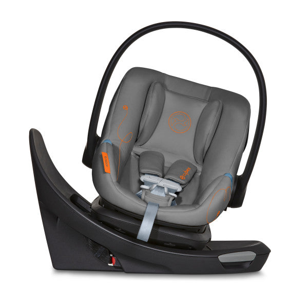 Cybex Aton G Swivel Infant Car Seat w/ SensorSafe - Lava Grey