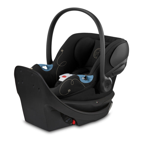 Cybex Aton G Swivel Infant Car Seat w/ SensorSafe - Moon Black