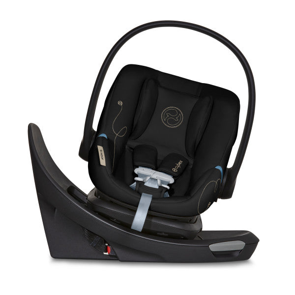 Cybex Aton G Swivel Infant Car Seat w/ SensorSafe - Moon Black