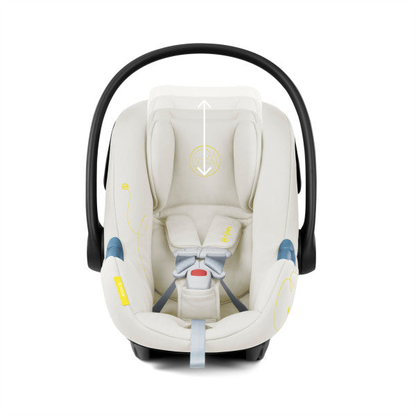 Cybex Aton G Swivel Infant Car Seat w/ SensorSafe - Seashell Beige