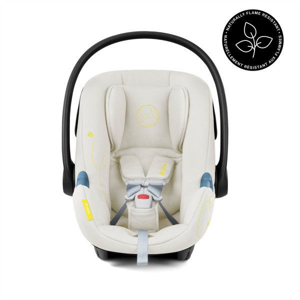 Cybex Aton G Swivel Infant Car Seat w/ SensorSafe - Seashell Beige