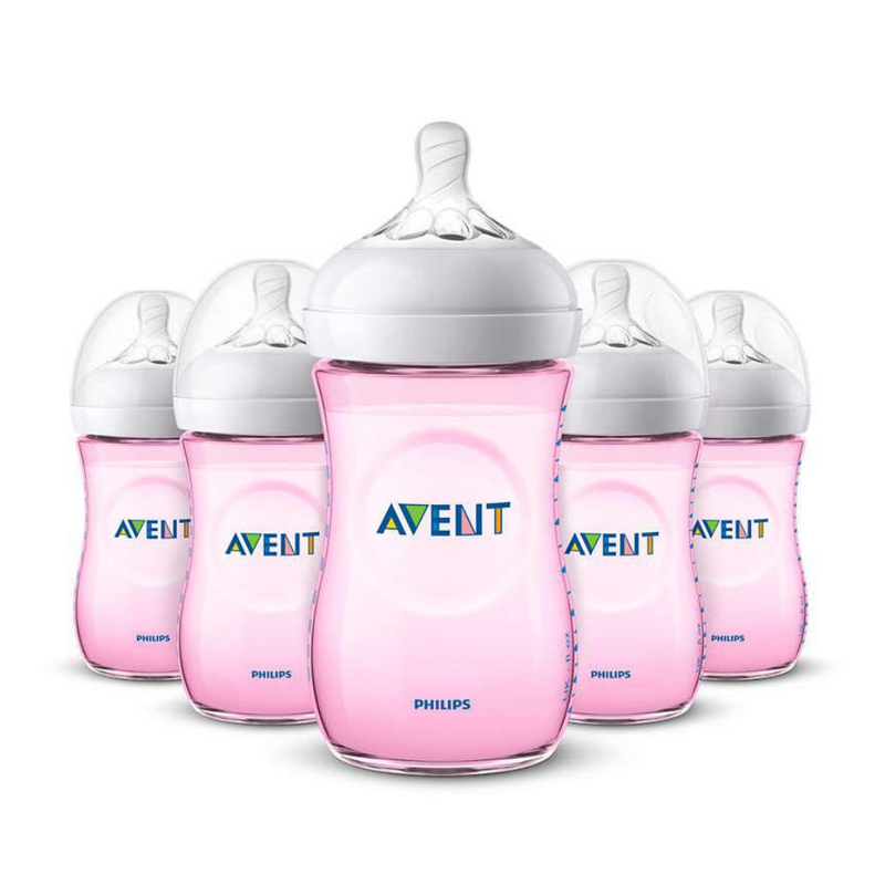 Avent Natural Baby Bottle - Pink