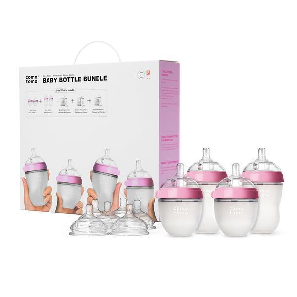 Como Tomo Baby Bottle Bundle Pink