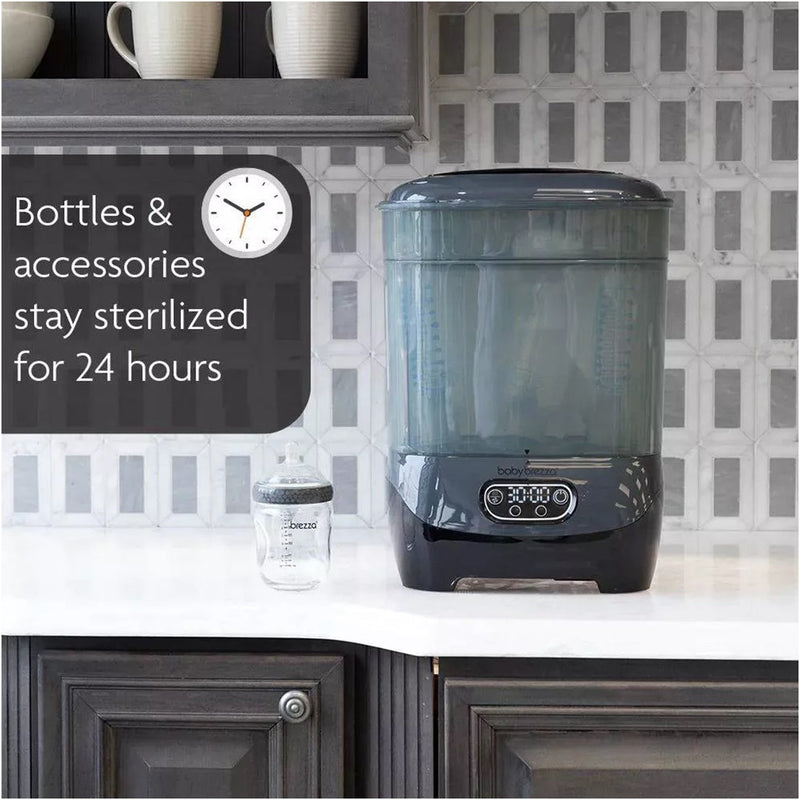 Baby Brezza Bottle Sterilizer and Dryer Advanced Charcoal Gray