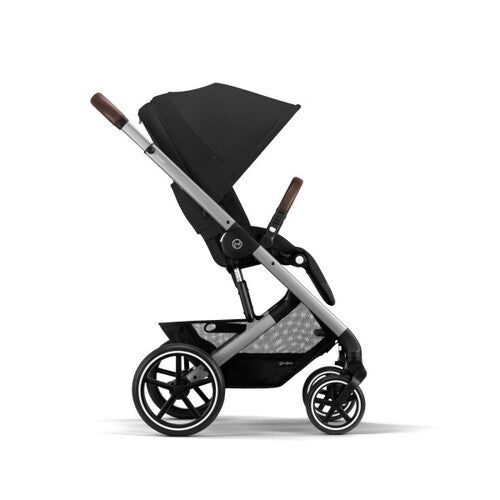 Cybex Balios S Lux 2 Stroller - Silver/Moon Black