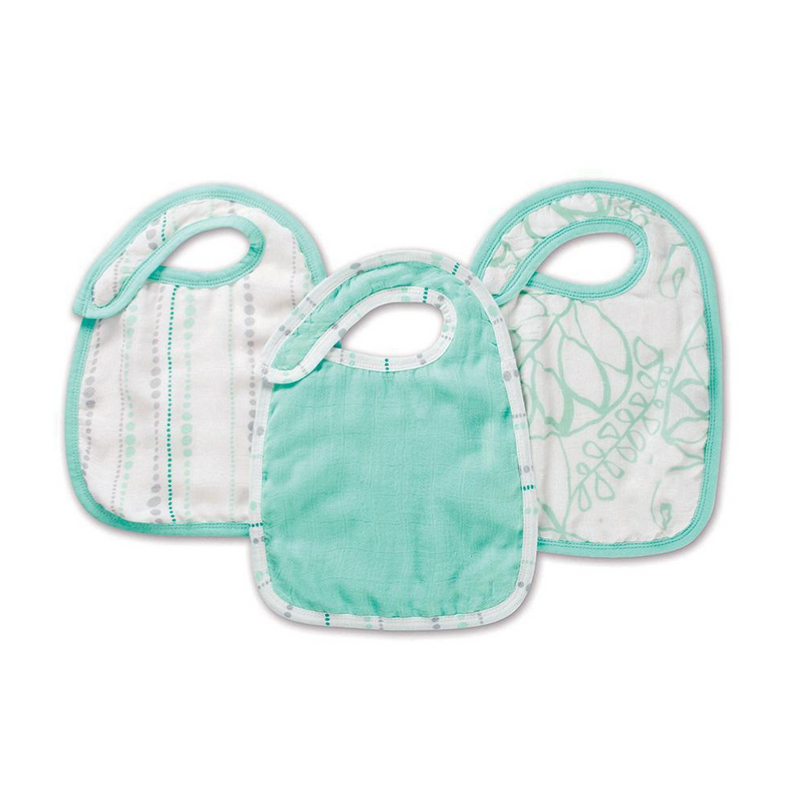 Aden Anais Bamboo Snap Bib Azure