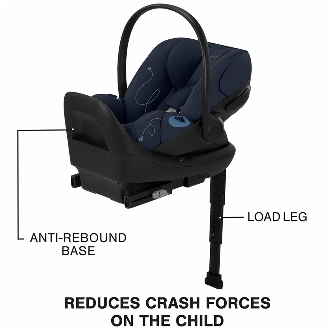 Bebê Conforto Cybex Cloud G Lux With SensorSafe Ocean Blue - Cybex Babytunes