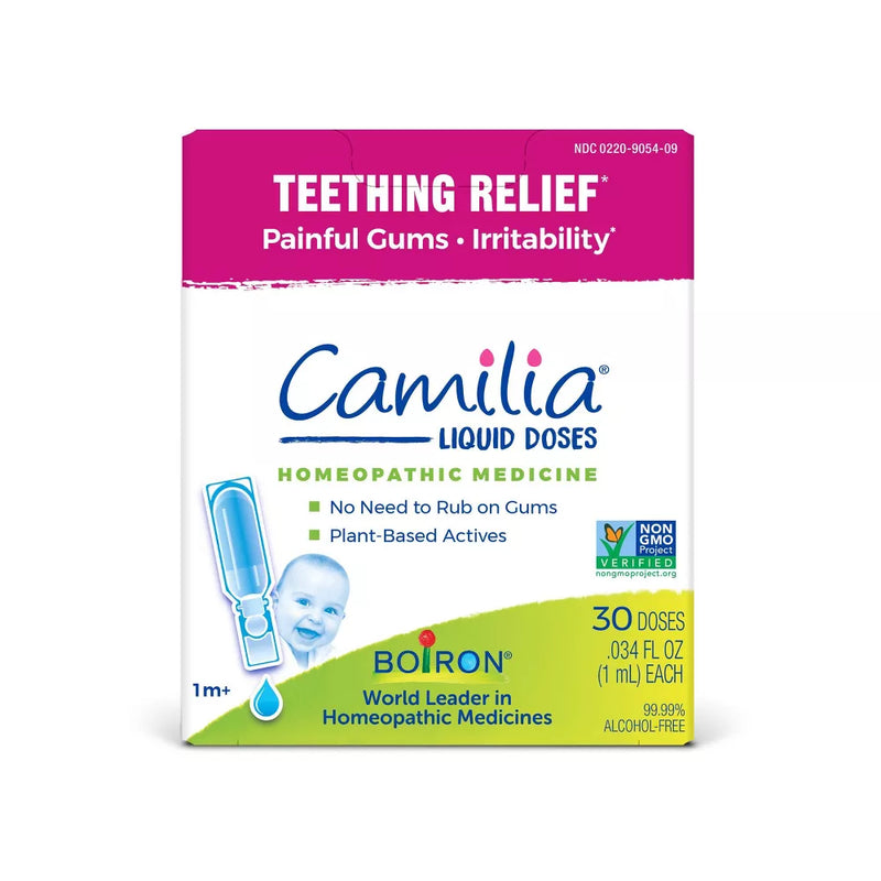 Boiron Camilia Homeopathic Medicine For Teething Relief 0.34 Fl Oz - 30 pack