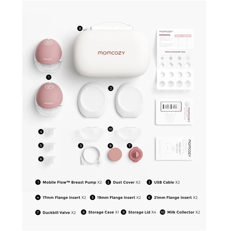 Momcozy M9 Hands-Free Wearable Electric Breast Pump Double