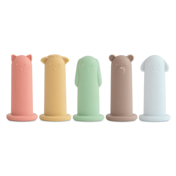 Mushie Silicone Animal Finger Puppets