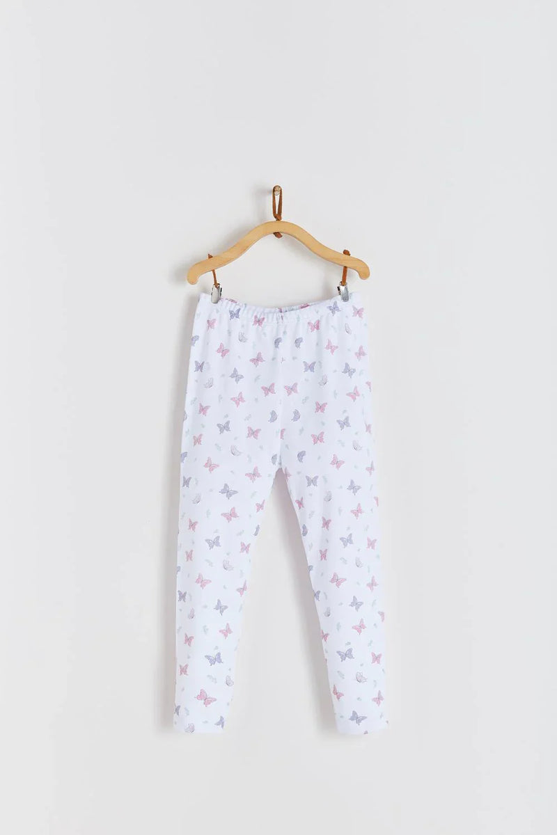 Babycottons Butterfly Pima Cotton Snug Fit Long Pajama Set