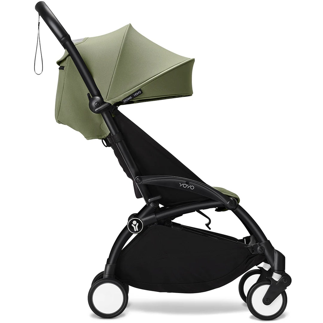 Stokke YOYO³ Stroller - Olive On Black