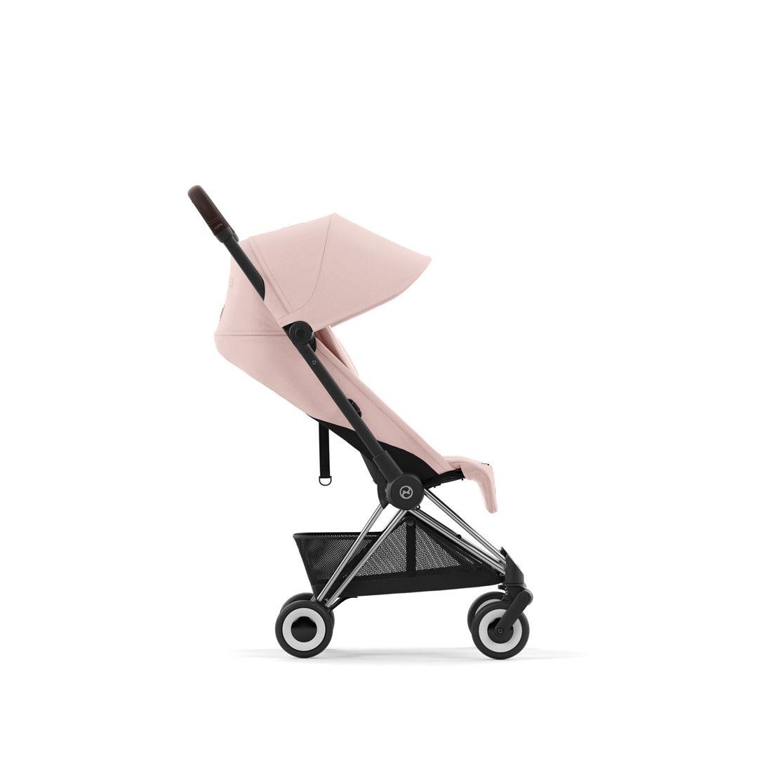 Carrinho De Bebê Cybex Coya Chrome Peach Pink - Cybex Babytunes