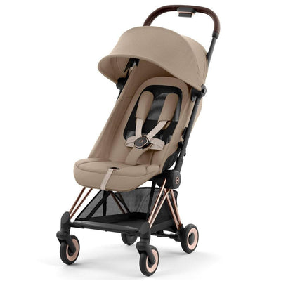 Carrinho De Bebê Cybex Coya Rosegold Cozy Beige - Cybex Babytunes