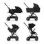 Carrinho De Bebê Cybex Eezy S Twist+2 Moon Black - Cybex Babytunes