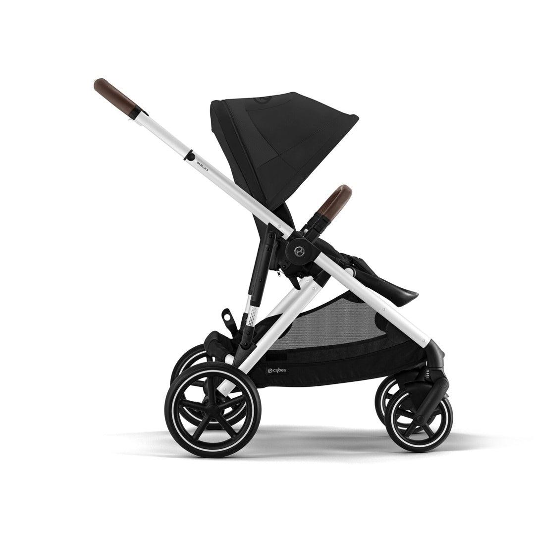 Carrinho De Bebê Cybex Gazelle S Moon Black (Silver Frame) - Cybex Babytunes