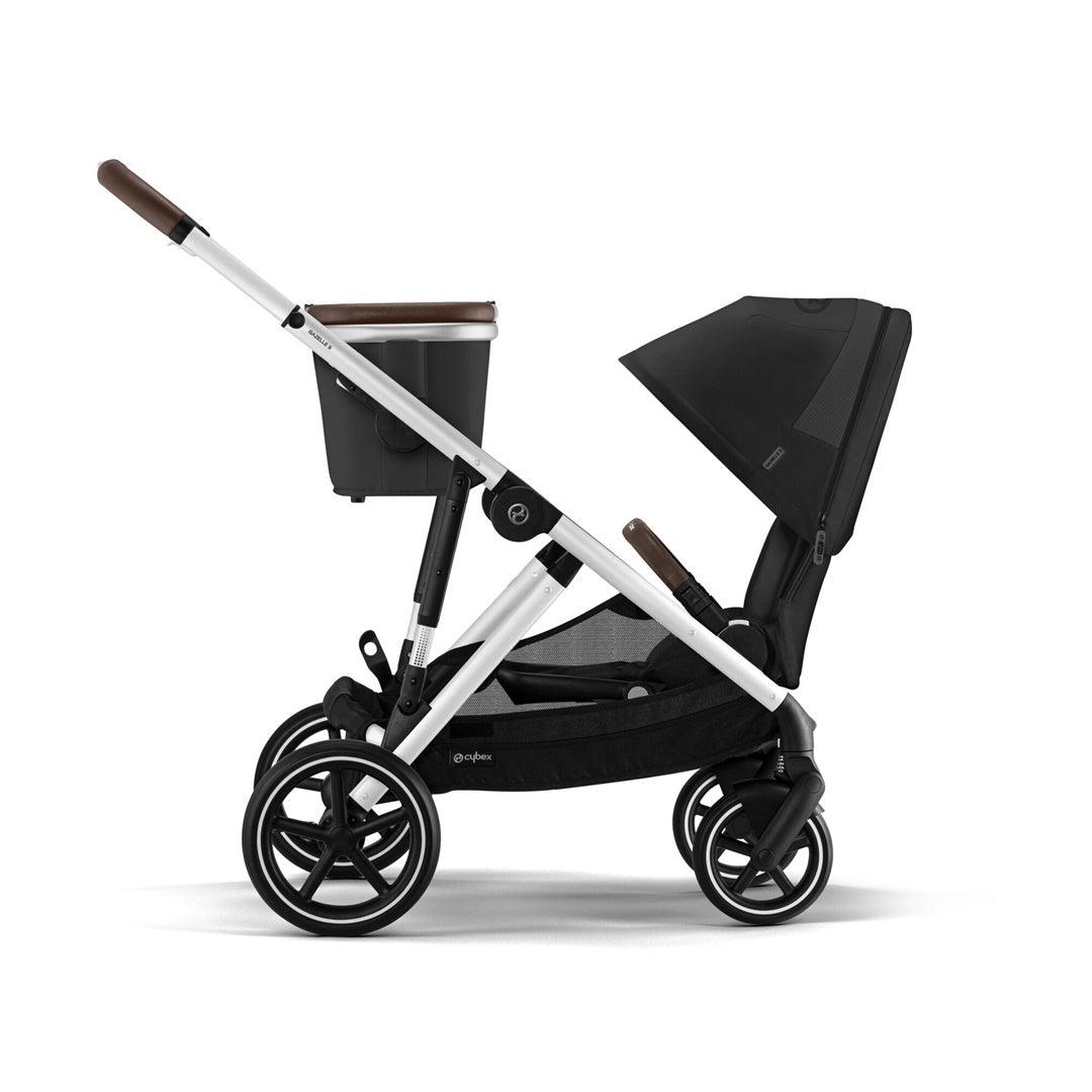 Carrinho De Bebê Cybex Gazelle S Moon Black (Silver Frame) - Cybex Babytunes