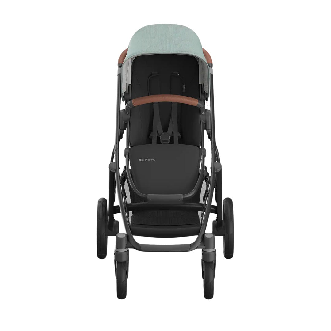 Uppababy  Vista V3 - Stroller Kenzi Mystic Aqua/Carbon Frame/Saddle Leather