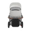 Uppababy  Vista V3 Stroller - Savannah Pearl Gray Jacquard/Carbon Frame/Chestnut Leather