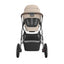 Uppababy Vista V3 Stroller - Declan Oat Mélange/Silver Frame/Chestnut Leather