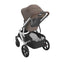 Uppababy Vista V3 Stroller - Theo Dark Taupe/Silver Frame/Chestnut Leather