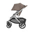 Uppababy Vista V3 Stroller - Theo Dark Taupe/Silver Frame/Chestnut Leather