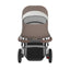 Uppababy Vista V3 Stroller - Theo Dark Taupe/Silver Frame/Chestnut Leather