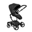 Carrinho de Bebê Mima Xari Max Preto Com Estrutura Preta e Assento Branco - Mima Babytunes