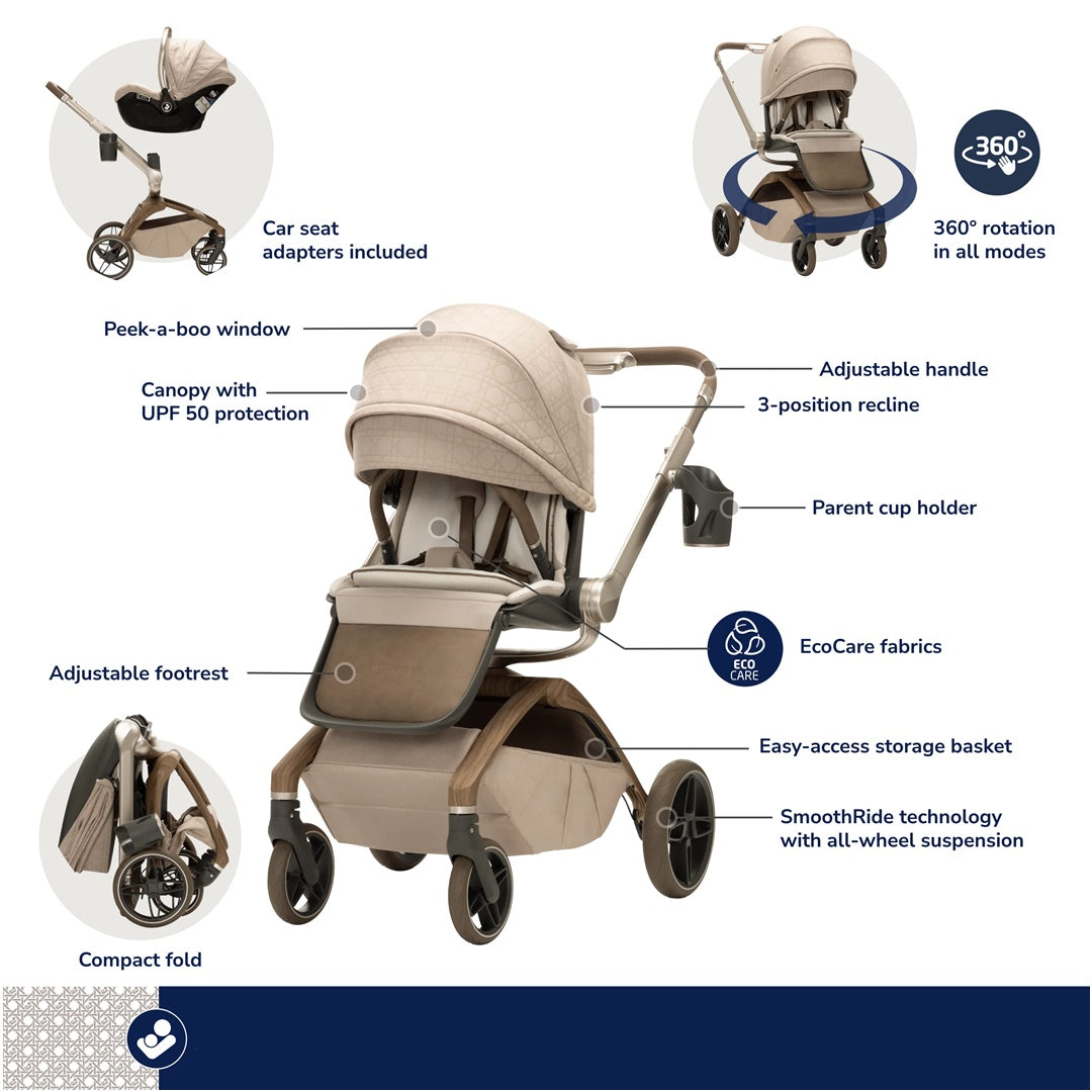 Maxi-Cosi® Tana 360° Modular Stroller Natural Heritage